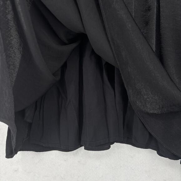 Free People Gabby Party All Night Dress Size 2 Black Fit and Flare Mini LBD - Picture 6 of 13